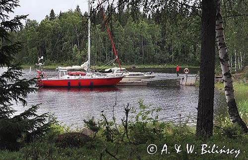 przystań w zatoczce Kohamn, Szwecja, Zatoka Botnicka