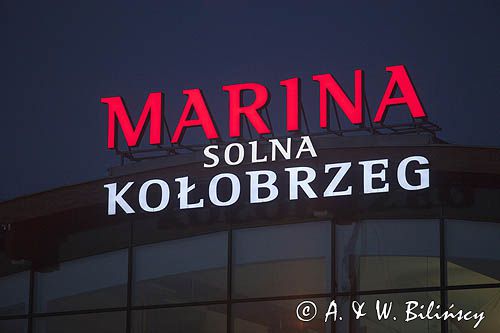 neon, Marina Solna w Kołobrzegu