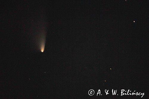 kometa PanStarrs C/2011 L4 Pan-STARRS, Bieszczady
