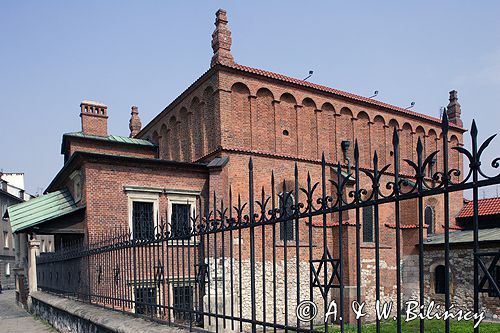 Cracow Krakowski Kazimierz żydowskie miasto Synagoga Stara