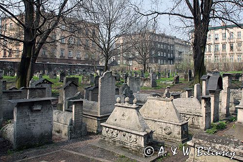 Cracow Krakowski Kazimierz żydowskie miasto cmentarz Remuh