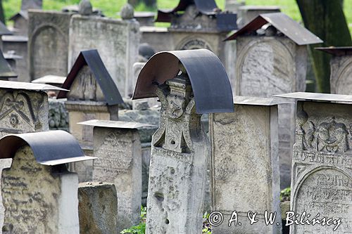 Cracow Krakowski Kazimierz żydowskie miasto cmentarz Remuh