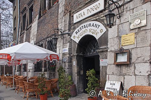 Cracow Krakowski Kazimierz żydowskie miasto restauracja Arka Noego