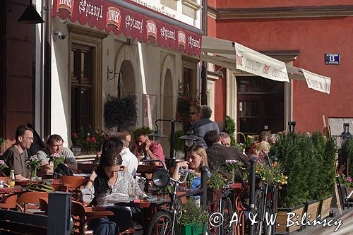 Cracow Krakowski Kazimierz żydowskie miasto fragment ulicy Szerokiej