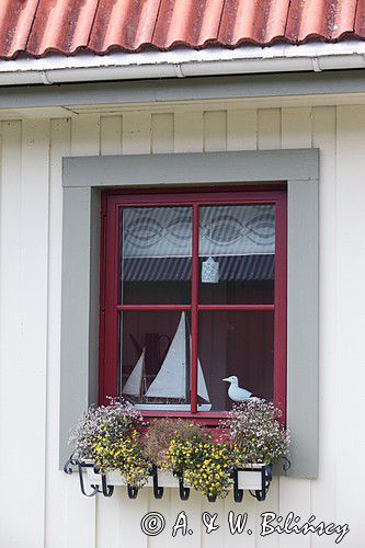 okno w Kristianopel, Blekinge, Szwecja