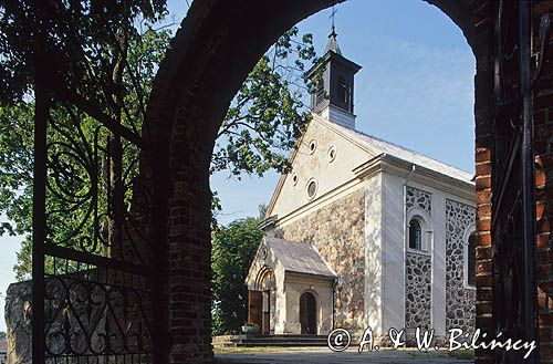 Krzynowłoga Wielka kościół Parafialny p.w. Wszystkich Świetych z XIX w. Mazowsze Północne