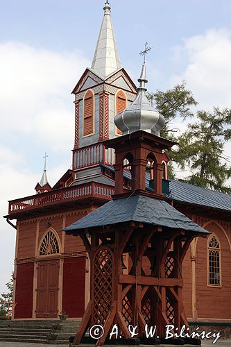 Krzywosądz zabytkowy kościół powiat Radziejów