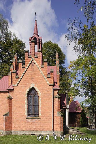 Kuźmina, kaplica cmentarna, Pogórze Przemyskie