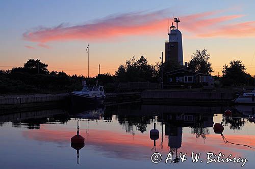 port i latarnia morska na wyspie Kylmapihlaja, Finlandia, Zatoka Botnicka