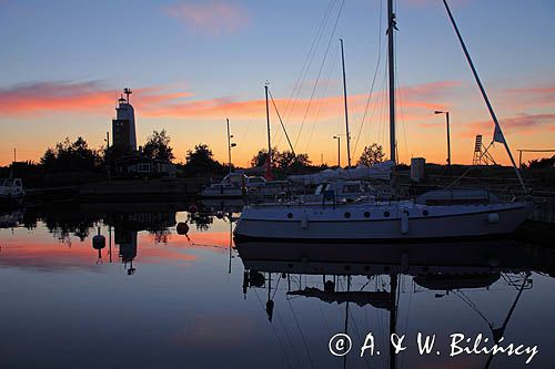 port i latarnia morska na wyspie Kylmapihlaja, Finlandia, Zatoka Botnicka