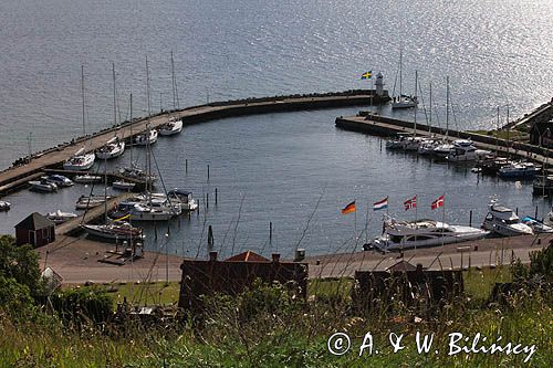 Port Kyrkbacken na wyspie Ven, Hven, Sund, Szwecja