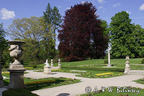 Łańcut zamek, park pałacowy