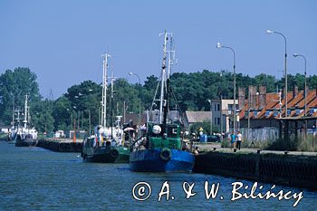 Łeba port rybacki, kutry