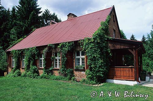 leśniczówka Pranie, muzeum K.I. Gałczyńskiego, Mazury