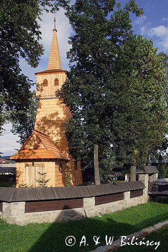 Łopuszna zabytkowy kościół z XVI wieku powiat Nowy Targ