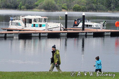 marina w Lough Key Forest and Activity Park, rejon Górnej Shannon, Irlandia, Lough Key Forest and Activity Park