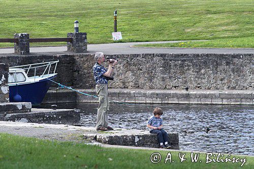 port w Lough Key Forest and Activity Park, rejon Górnej Shannon, Irlandia, Lough Key Forest and Activity Park