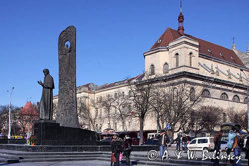 Lwów, Prospekt Swobody i pomnik Tarasa Szewczenki, Ukraina &#169; Agnieszk