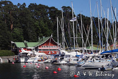 zachodni port jachtowy w Mariehamn, Alandy, Finlandia West Harbour, Mariehamn, Alands, Finland