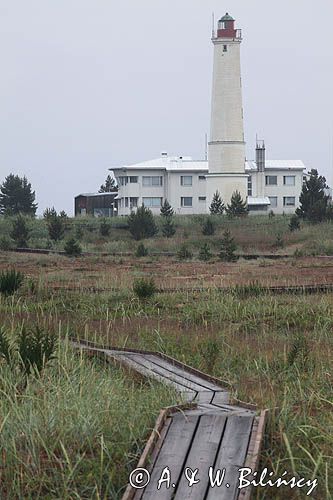 latarnia morska w Marjaniemi na wyspie Hailuoto, Finlandia, Zatoka Botnicka