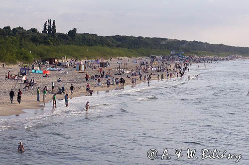 Międzyzdroje, plaża, Wyspa Wolin