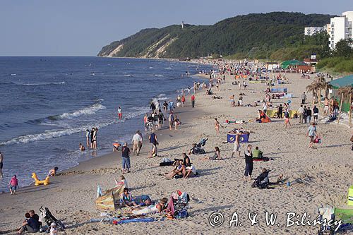 Międzyzdroje, plaża, Wyspa Wolin