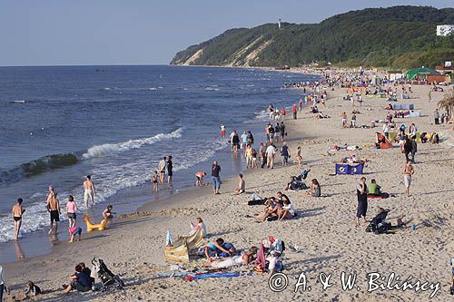 Międzyzdroje, plaża, Wyspa Wolin