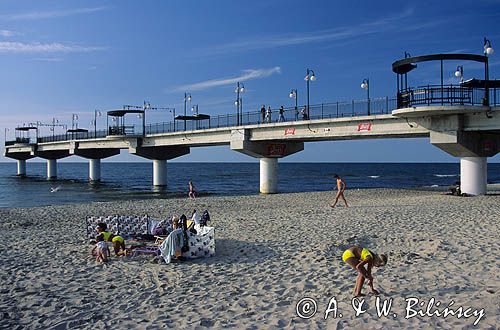 Międzyzdroje plaża i molo