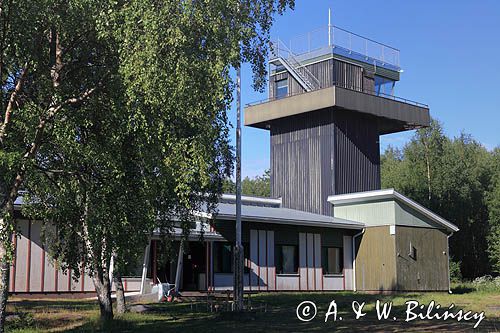 wieża widokowa w dawnej stacji pilotów, wyspa Molpehallorna, Archipelag Kvarken, Finlandia, Zatoka Botnicka