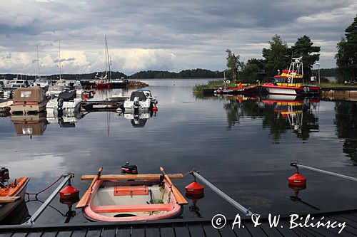 port jachtowy Lakhamn w Monsteras, Szwecja