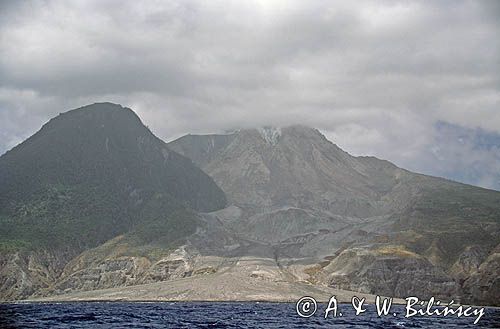 Soufriere Hills, Soufriere, wulkan na wyspie Montserrat na Morzu Karaibskim., Małe Antyle, Montserrat, Karaiby