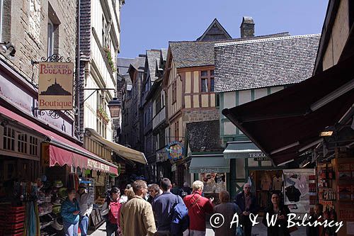 Klasztor Mont St. Michel, Normandia / Bretania, Francja