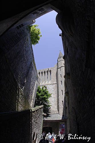 Klasztor Mont St. Michel, Normandia / Bretania, Francja