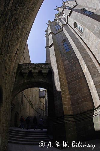 Klasztor Mont St. Michel, Normandia / Bretania, Francja