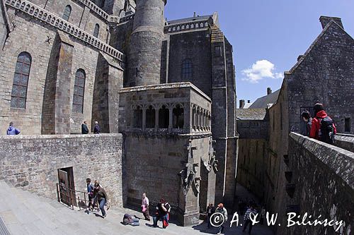 Klasztor Mont St. Michel, Normandia / Bretania, Francja