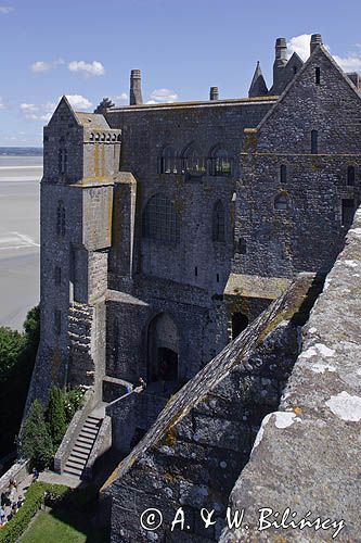 Klasztor Mont St. Michel, Normandia / Bretania, Francja