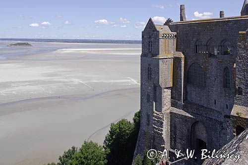 Klasztor Mont St. Michel, Normandia / Bretania, Francja