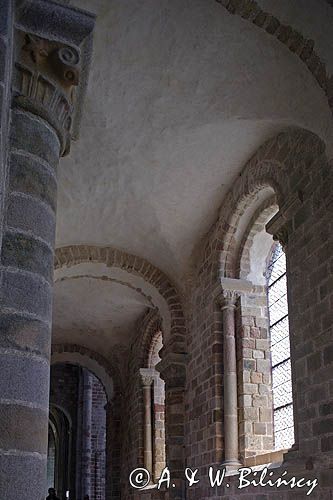 Klasztor Mont St. Michel, Normandia / Bretania, Francja