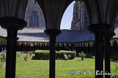 Klasztor Mont St. Michel, Normandia / Bretania, Francja