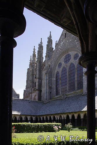 Klasztor Mont St. Michel, Normandia / Bretania, Francja