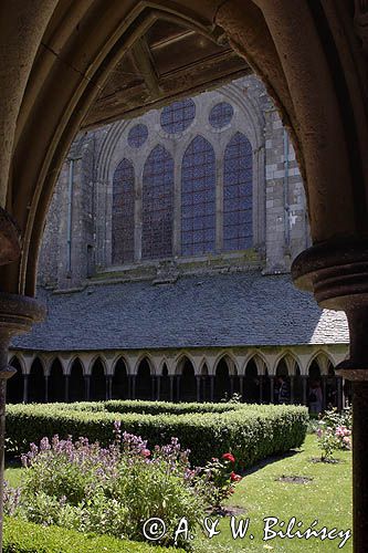 Klasztor Mont St. Michel, Normandia / Bretania, Francja