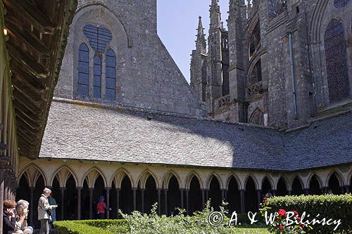 Klasztor Mont St. Michel, Normandia / Bretania, Francja