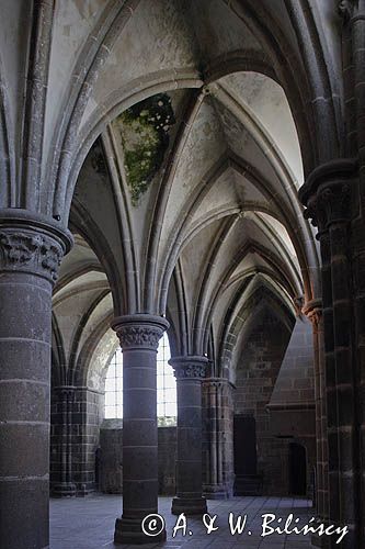 Klasztor Mont St. Michel, Normandia / Bretania, Francja