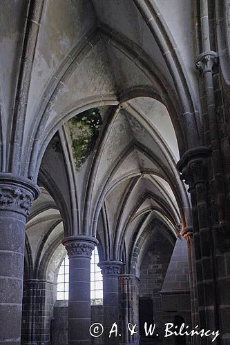 Klasztor Mont St. Michel, Normandia / Bretania, Francja