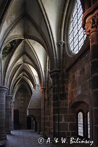 Klasztor Mont St. Michel, Normandia / Bretania, Francja