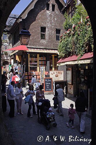 Klasztor Mont St. Michel, Normandia / Bretania, Francja