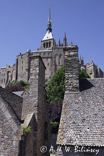 Klasztor Mont St. Michel, Normandia / Bretania, Francja