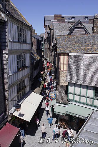 Klasztor Mont St. Michel, Normandia / Bretania, Francja