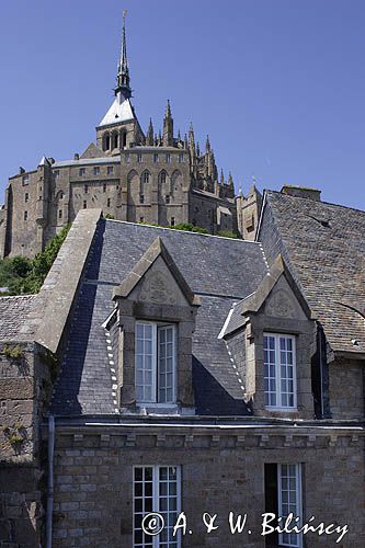 Klasztor Mont St. Michel, Normandia / Bretania, Francja