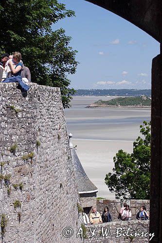 Klasztor Mont St. Michel, Normandia / Bretania, Francja